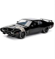 NEW JADA DIECAST FAST AND FURIOUS DOM'S PLYMOUTH GTX BLACK 1:24 SCALE picture