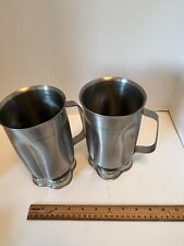 Waring Commercial Laboratory Stainless Steel Blenders no Lids set of 2 EUC picture