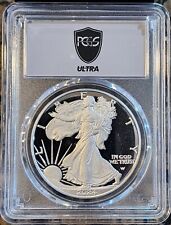 2024-W Proof $1 American Silver Eagle PCGS PR70DCAM - ULTRA BREAKS - 1 OF 1335 picture