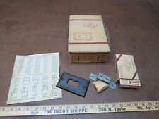 10 NOS Antique Electrical Double Outlet Wall plate Strap LEVITON 772 Kwikchange picture