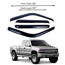 Fits for 92-00 Chevrolet & GMC C/K1500/2500/3500 Crew Cab Window Deflector Visor picture