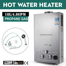 18L 5GPM Tankless Natural /Propane Gas Hot Water Heater On-Demand Instant Boiler picture
