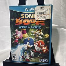 Sonic Boom: Rise of Lyric (Nintendo Wii U, 2014) Complete with Manual CIB picture