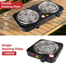 1000/2000W Portable Electric Single Dual Burner Hot Plate Cooktop Cooking Stove picture