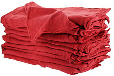 1000 RED SHOP TOWELS / 14X14/ MECHANICS RAGS / NEW A Grade Towel picture