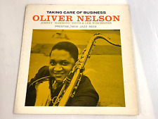 OLIVER NELSON Taking Care of Business MONO PROMO LP 1960 New Jazz 8233 RVG AB DG picture