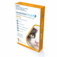 Revolution + for Cats 2.6 Kg to 5 Kg  3 Pipettes Organge picture