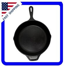 VINTAGE LODGE CAST IRON SKILLET #4 USA 8SK with heat ring 10” picture