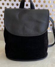 RARE Vintage Coach Berkeley Convertible Backpack #9016 Black Suede Leather picture