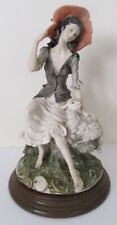 Capodimonte A.G Giuseppe Armani Figurine Statue Lady & Lamb Shephdess 10 inches” picture
