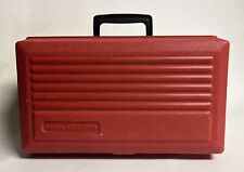 Vintage Sears Craftsman USA 914715 Hard Red Plastic Tool Carry Travel Case picture