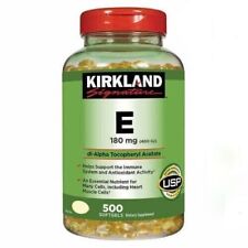 Kirkland Signature Vitamin E 400 IU - 500 Softgels - EXP-5/2027 + picture