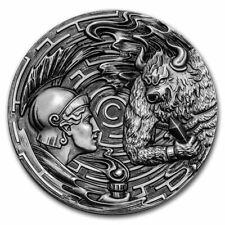 2021 Palau 3 oz Silver Evil Within: Theseus and the Minotaur with mintage of 666 picture