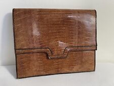 Vintage Industria Argentina Leather Woman’s Clutch GREAT CONDITION picture