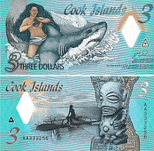 Cook Islands 3 Dollars, 2021, P-11a, Commemorative,  Uncirculated, Polymer picture