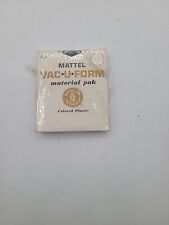 VINTAGE MATTEL VAC-U-FORM MATERIAL PAK #0425 COLORED PLASTIC 25 SHEETS SEALED picture