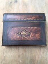 Engraved With The Date June 9th 1870, Outstanding Custom Made Lap Desk.  picture