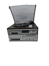 MUSITREND R Record Player 9 1 3 Speed Bluetooth Vintage Turntable CD Cass AM/FM picture