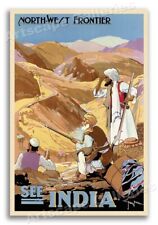 1930 See India - Northwest Frontier - Vintage Style Travel Poster - 24x36 picture