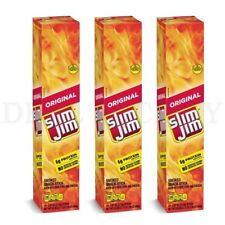 Slim Jim Original Giant Smoked Snack Meat Stick 24 Ct Lot of 3 picture