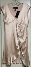 Beautiful Blush Nicole Miller Collection Silk/Spandex Zipper Dress 12 BNWT $265 picture