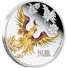2015 Niue Feng Shui PHOENIX 1 OZ .999 Silver Proof Coin picture