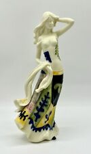 BENAYA Art Porcelain Lady w Scarf by Innovation 10” Figurine Woman Multicolor picture