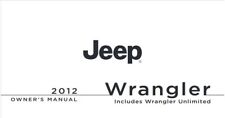 2012 Jeep Wrangler Owners Manual Operator Book Fuses picture