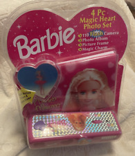 Vintage 90s Barbie 110 Camera Film Photo Album Magic Frame 4 Piece Set Sealed picture