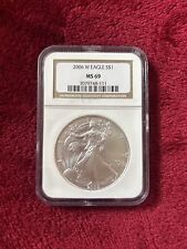 2006 W American Silver Eagle - NGC MS69 picture
