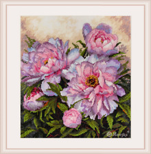 Merejka Counted Cross Stitch Kit Tender Peonies K-177 picture