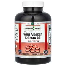 Wild Alaskan Salmon Oil, 2,000 mg, 180 Softgels picture