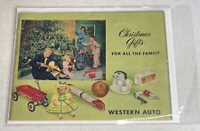 Early 1950's Western Auto Store Christmas Catalog w/ Joy Bringer Toys, Dolls + picture