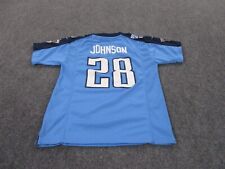 Tennessee Titans Chris Johnson Jersey Adult M #28 Football Nike Swoosh Home Mens picture