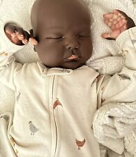 AA Reborn Baby Tessa Asleep chocolate 🍫 W/COA picture