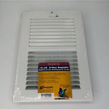 Accord Sidewall/Ceiling 2 Way White Vent 10 x 6 inch #69558 picture