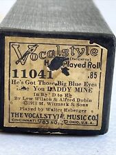 Vocalstyle Hand Played Roll 11041 He's Got Those Big Blue Eyes Like You Daddy  picture