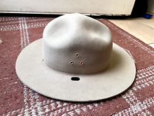 Vintage STRATTON USNPS Wool Self Forming Silverbelly Hat Size 7 USA Made picture