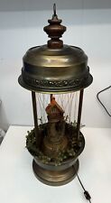 Vintage Grist Mill Mineral Oil Rain Lamp Water Wheel Hanging Model picture