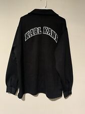 Vintage 90's Karl Kani Endurance Spell out Jacket Black Men’s Size L picture