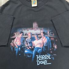 Vintage Nick at Nite Happy Days T-Shirt Men Large TV Show Promo Black picture