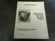 Teledyne WISCONSIN W1-588 Workhorse Engine Repair Shop Manual picture