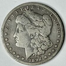 1892 S Morgan Silver Dollar-Tougher Date. Grey Sheet Dealer Value In Pics picture