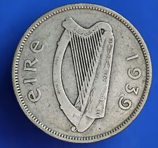 1939 Ireland Eire Irish Florin /Two Shillings coin, 75% silver  [30081] picture