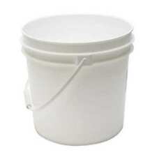 Zoro Select Rop2120-Wp Pail, 2.0 Gal., Plastic Handle, White picture
