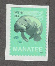 US NEW SAVE MANATEES 2024 FOREVER STAMP S10 picture