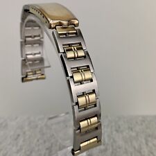 Vintage JB Champion Watch Bracelet Gold Filled H Link Deployment Stainless 17mm picture