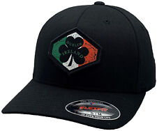 Dublin Ireland Flag Patch Flex Fit Hat Black picture