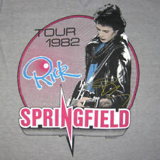 Vintage Rick Springfield Tour 1982 Cotton Sport Grey S-4XL Classic Shirt MM061 picture