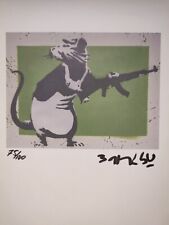 Banksy Painting Print Poster Wall Art Signed & Numbered picture